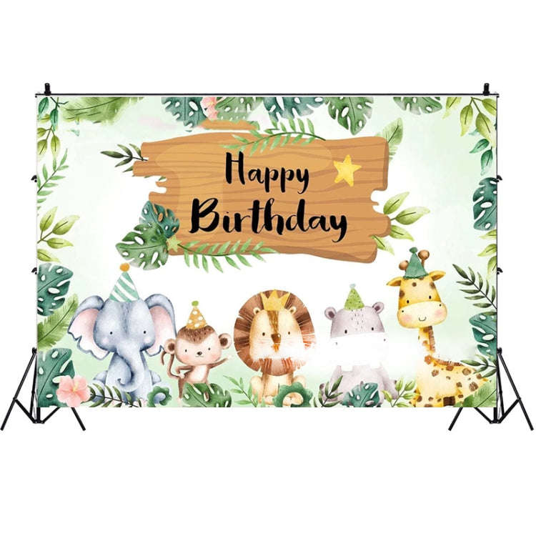 210x180cm Animal Kids Birthday Party Backdrop Cloth Tapestry Decoration Backdrop Banner Cloth