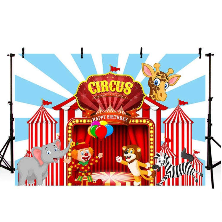 Circus Backdrop Carnival  Party Decorations Banner For Birthday 180 x 110cm