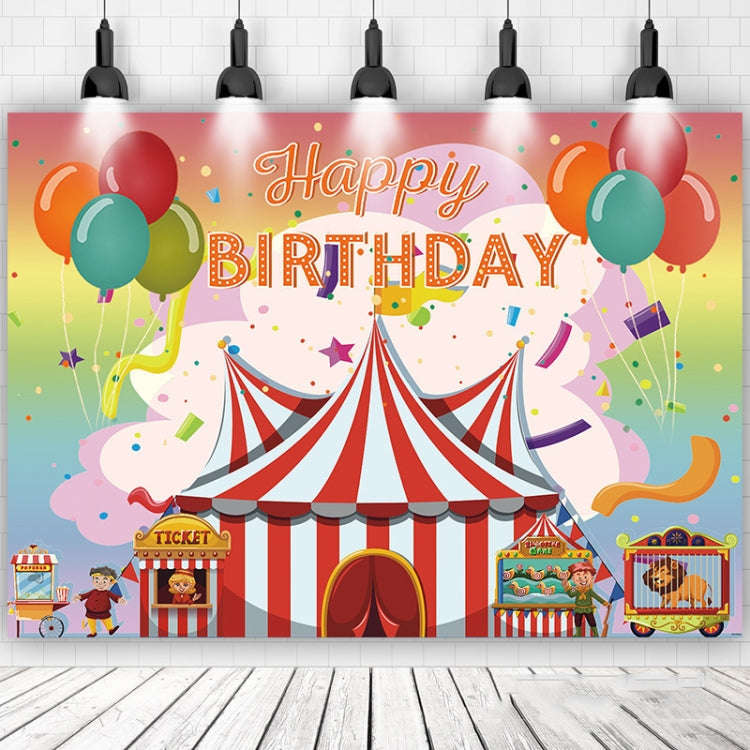 210x150cm Children Birthday Background Cloth Carnival Gay Party Birthday Theme Background Banner ...