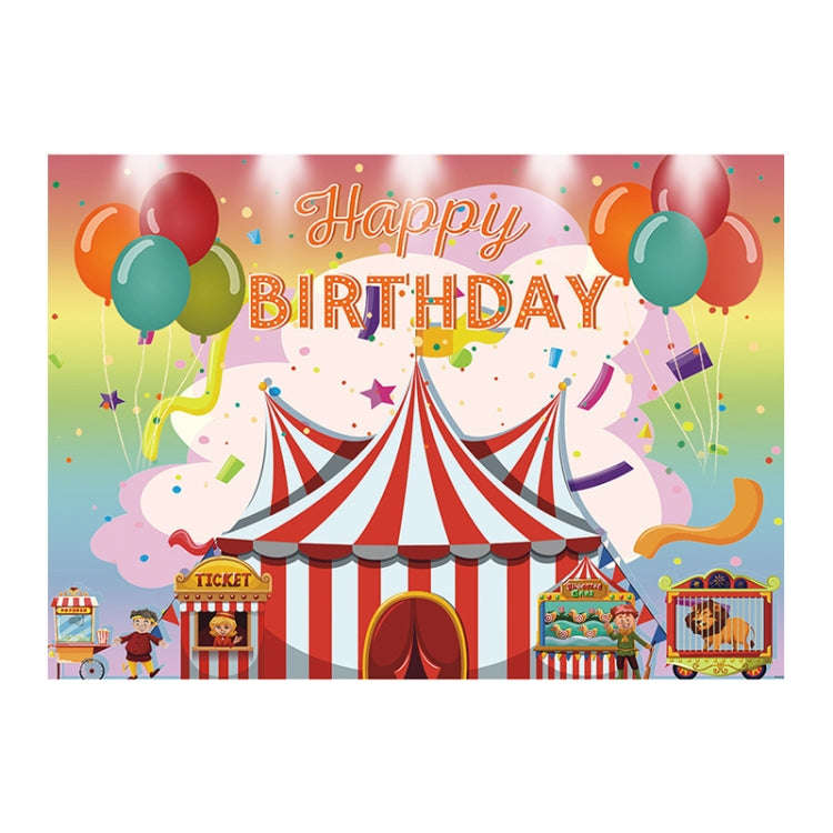 180x120cm Children Birthday Background Cloth Carnival Gay Party Birthday Theme Background Banner ...