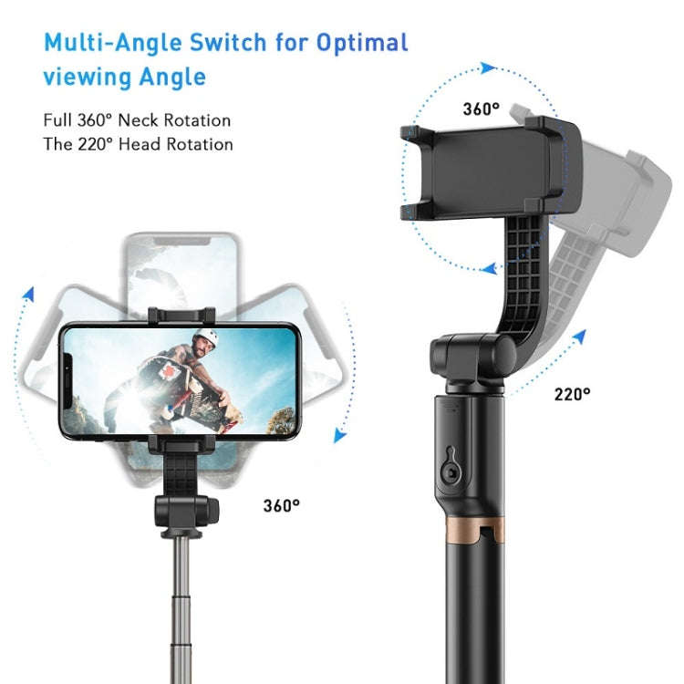 APEXEL APL-D6 Live Video Multifunctional Mobile Phone Gimbal Stabilizer Selfie Stick