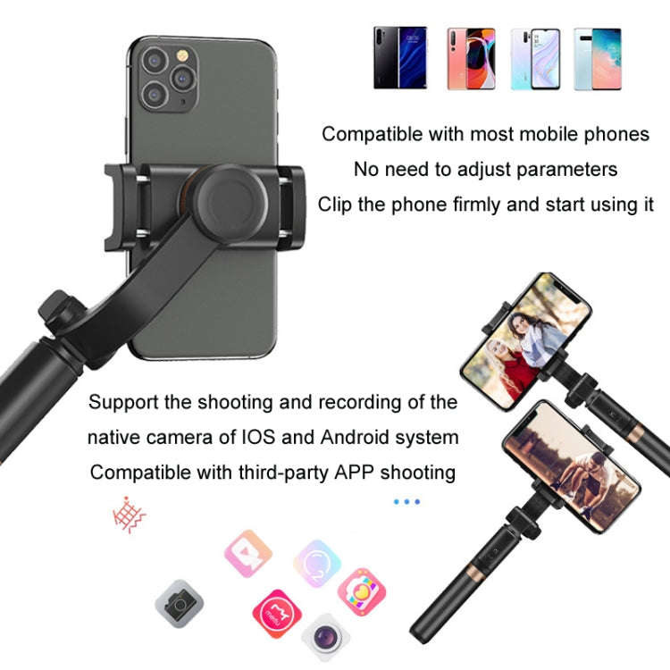 APEXEL APL-D6 Live Video Multifunctional Mobile Phone Gimbal Stabilizer Selfie Stick