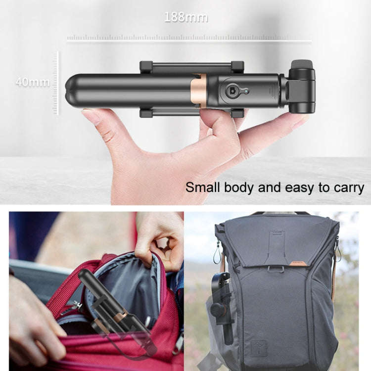 APEXEL APL-D6 Live Video Multifunctional Mobile Phone Gimbal Stabilizer Selfie Stick