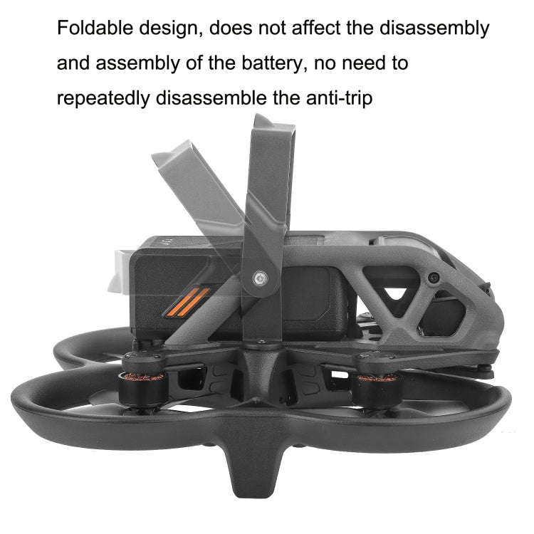 Sunnylife AT-DC503 For DJI Avata Battery Anti-Release Buckle Anti-Loose Falling Folding Buckle(Bl...