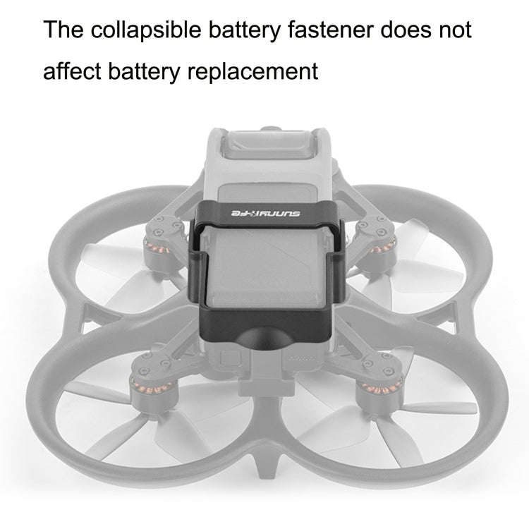 Sunnylife AT-DC503 For DJI Avata Battery Anti-Release Buckle Anti-Loose Falling Folding Buckle(Bl...