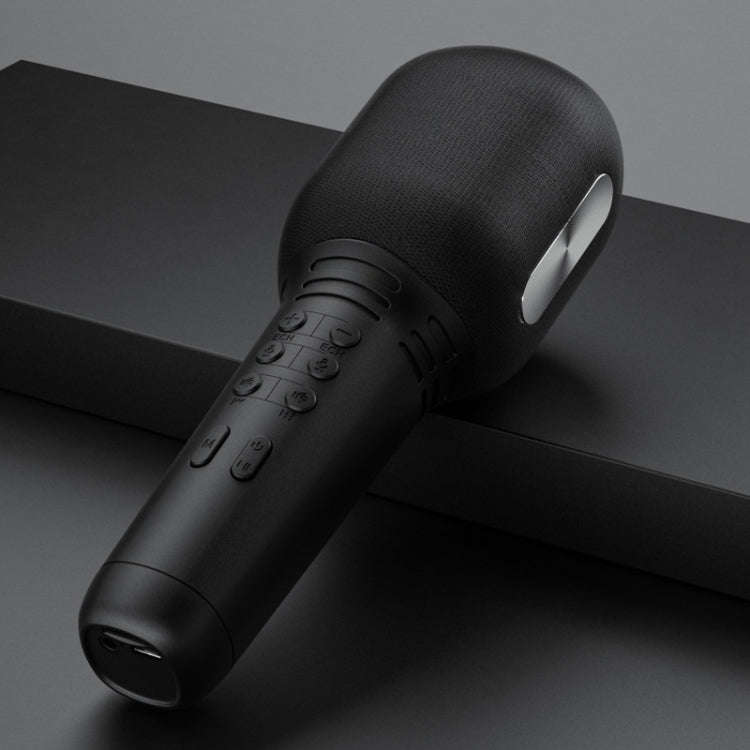 K9 Wireless Bluetooth Microphone Mobile Phone Sing Microphone(Black)