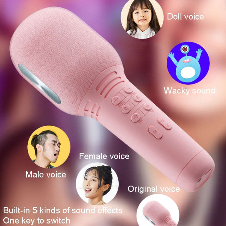 K9 Wireless Bluetooth Microphone Mobile Phone Sing Microphone(Blue)