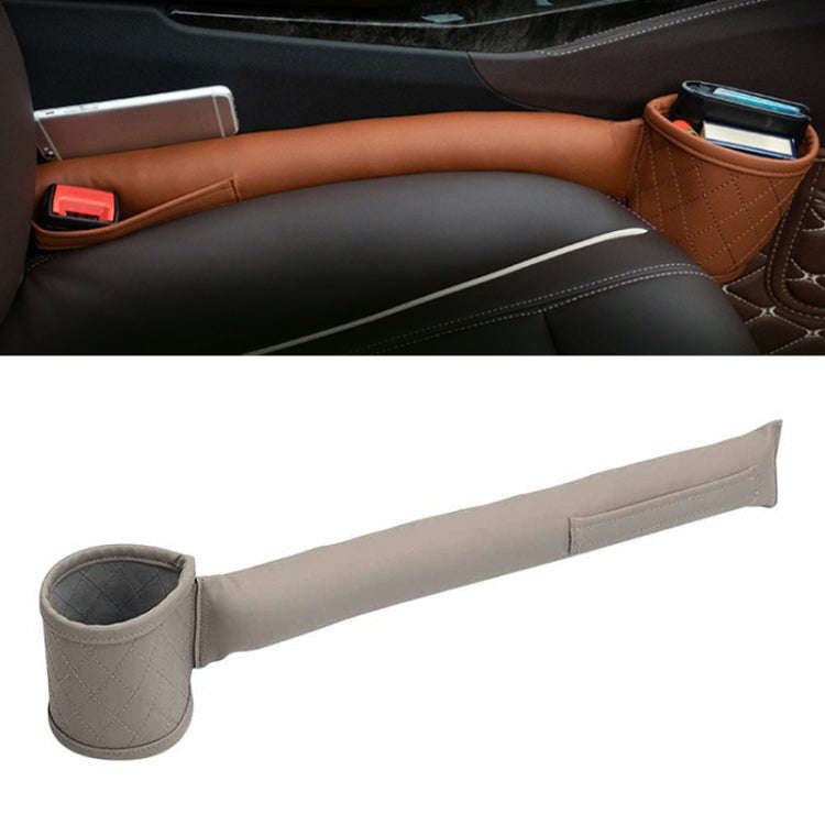 Car Seat Gap Leak-Proof Plugs Debris Storage Bag, Color: Gray Principal Driver