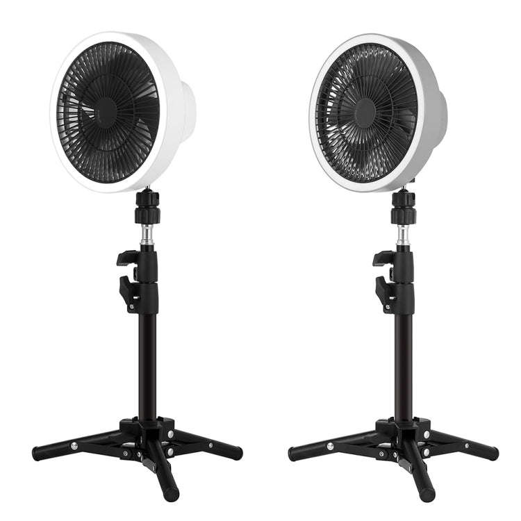 ZK-01 7 Inch Outdoor Camping LED Light Tripod Fan Portable Multifunctional Power Bank Hanging Fan...