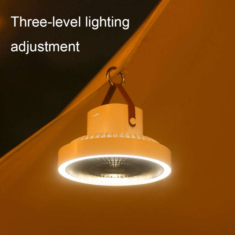 ZK-01 7 Inch Outdoor Camping LED Light Tripod Fan Portable Multifunctional Power Bank Hanging Fan...