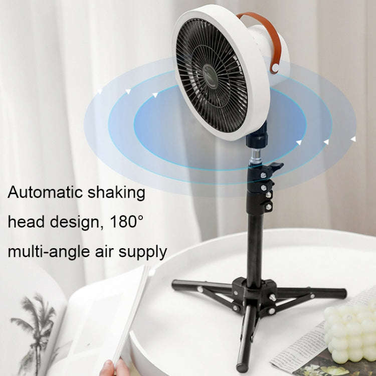 ZK-01 7 Inch Outdoor Camping LED Light Tripod Fan Portable Multifunctional Power Bank Hanging Fan...