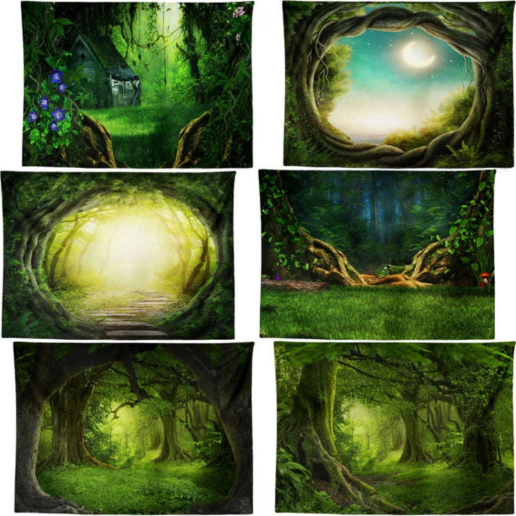 Dream Forest Series Party Banquet Decoration Tapestry Photography Background Cloth, Size: 150x100...