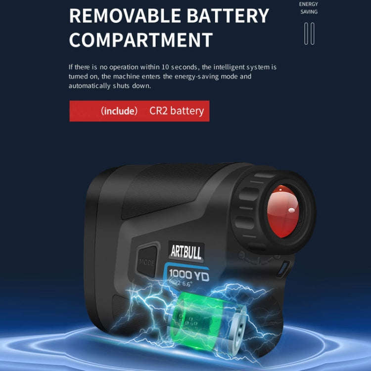 ARTBULL 1000m Golf Laser Rangefinder Telescope Altimeter Speedometer