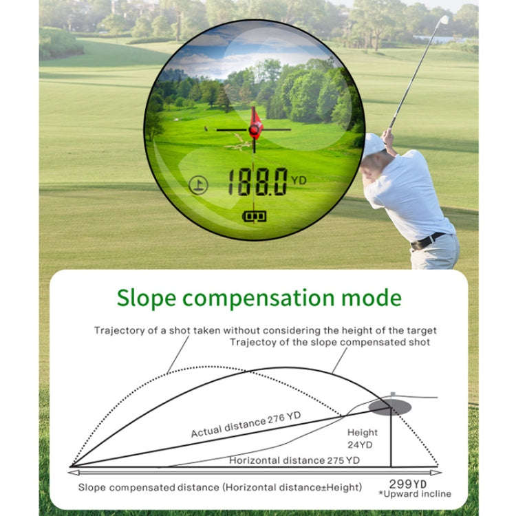 ARTBULL 1000m Golf Laser Rangefinder Telescope Altimeter Speedometer