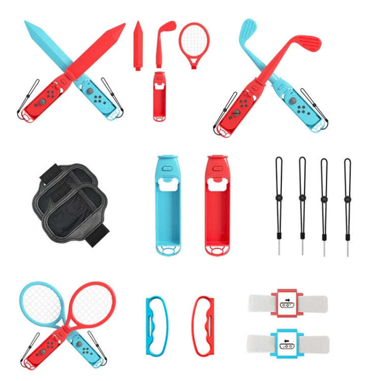 IPLAY HBS-506 For Switch 18 In 1 Lightsaber + Golf Racket + Grip Somatosensory Sports Set(Set)