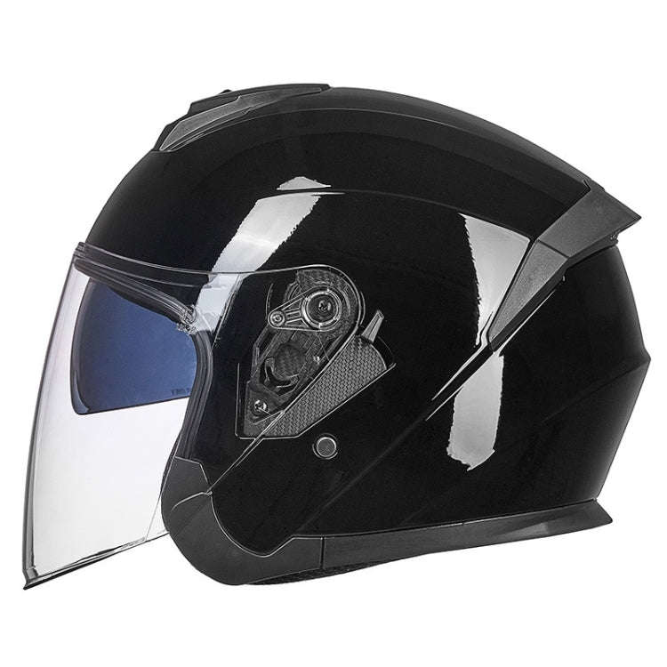 GXT Electric Vehicle Four Seasons Sun Protection & Windshield Double Lens Helmet, Size: XL(Bright...