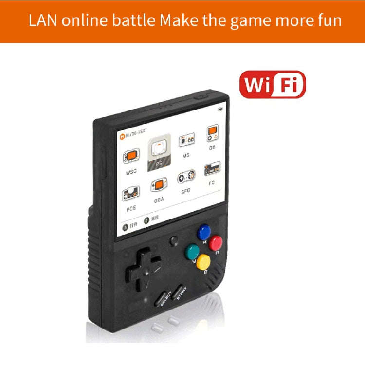 Miyoo Mini Plus 3.5 Inch IPS Screen Retro Handheld Game Console 32GB 9K Games(White)