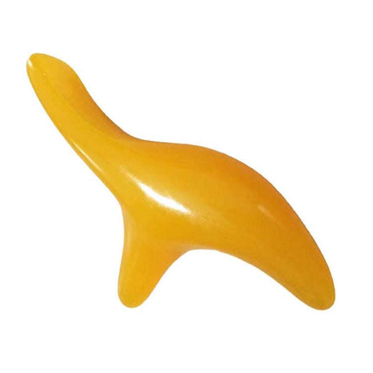 Secret Wax Triangle Sparrow Massager Point Pressing Point Meridian Stick(Orange)