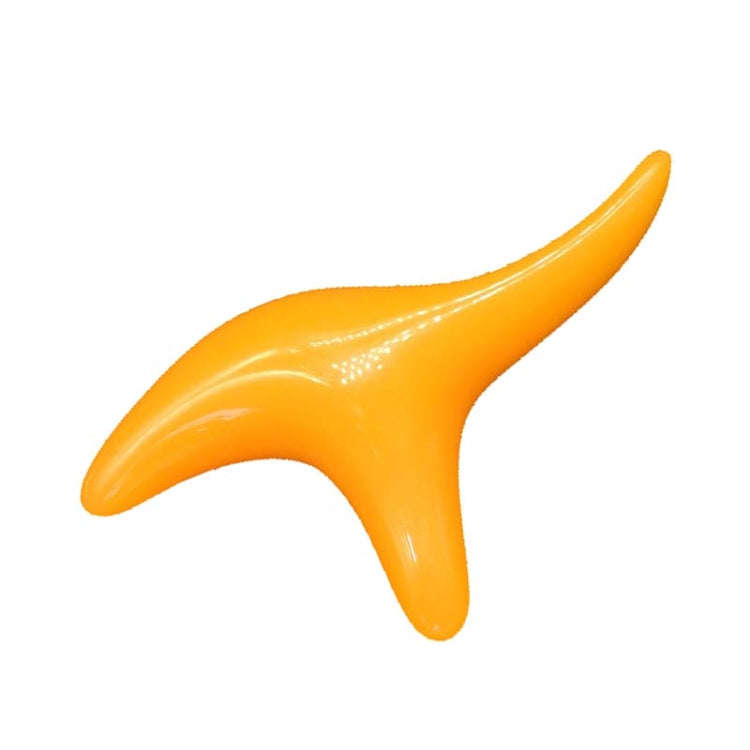 Secret Wax Triangle Sparrow Massager Point Pressing Point Meridian Stick(Orange)