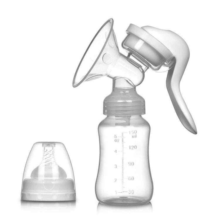Adjustable Force Breast Pump 2 in 1 Manual Breast Pump Maternity Products(White)