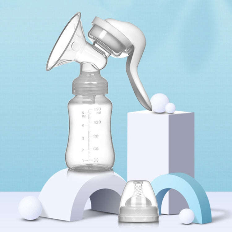 Adjustable Force Breast Pump 2 in 1 Manual Breast Pump Maternity Products(White)