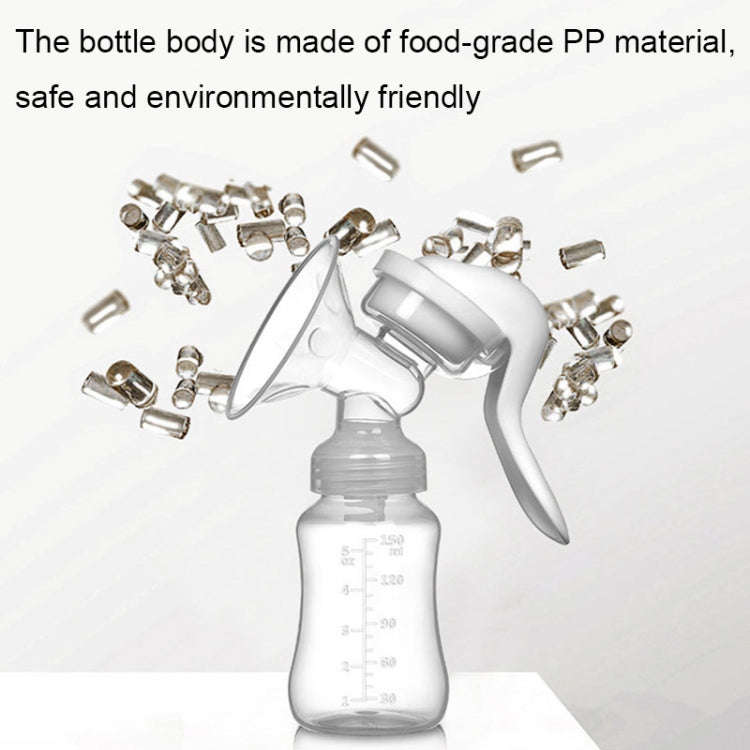 Adjustable Force Breast Pump 2 in 1 Manual Breast Pump Maternity Products(White)