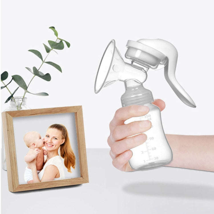 Adjustable Force Breast Pump 2 in 1 Manual Breast Pump Maternity Products(White)