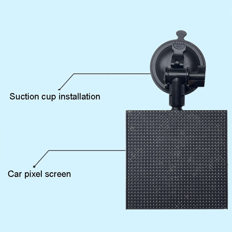 LED Dynamic Emoticon Car Bluetooth Display Screen 5V USB Interface
