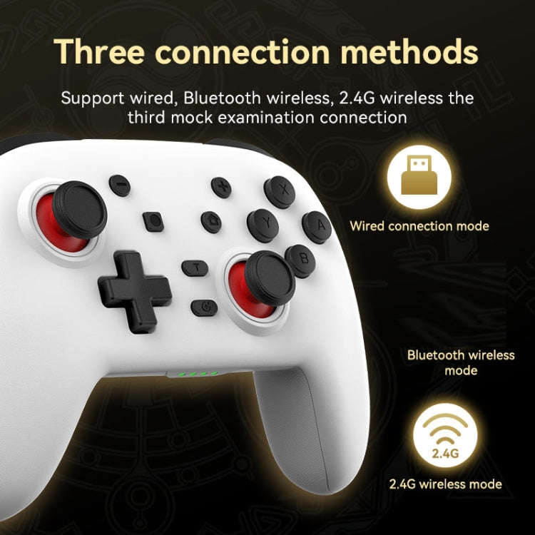 Wireless Bluetooth Somatosensory Vibration Gamepad For Nintendo Switch/Switch PRO(S07 Black)