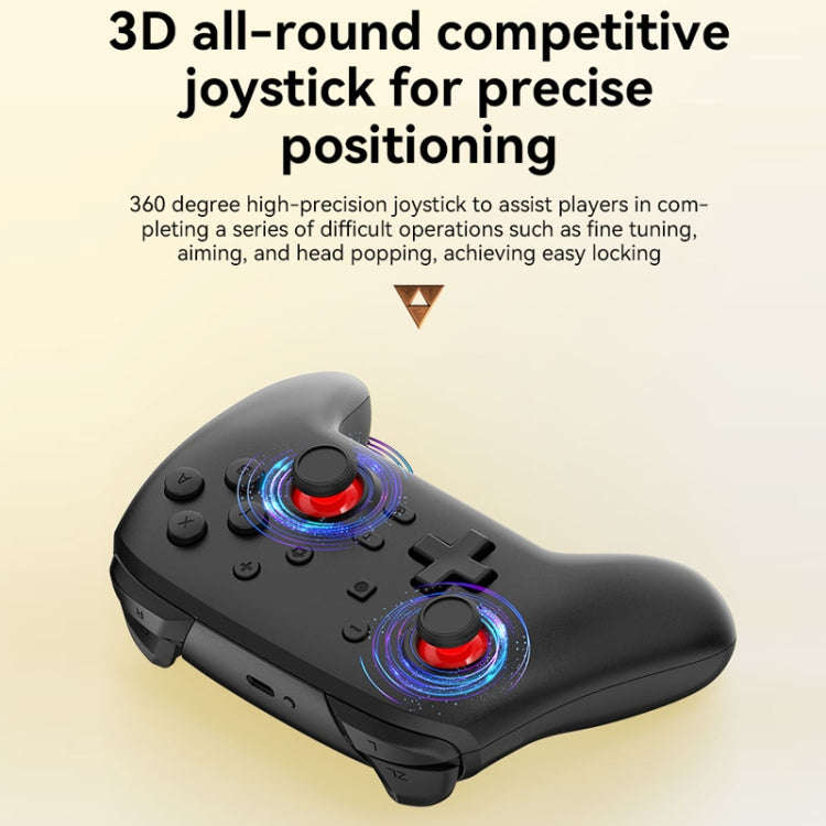 Wireless Bluetooth Somatosensory Vibration Gamepad For Nintendo Switch/Switch PRO(S07 Black)