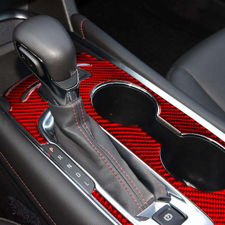 For Chevrolet Malibu 2016-2024 A Model Left-hand Drive Gear Panel Sticker(Red)