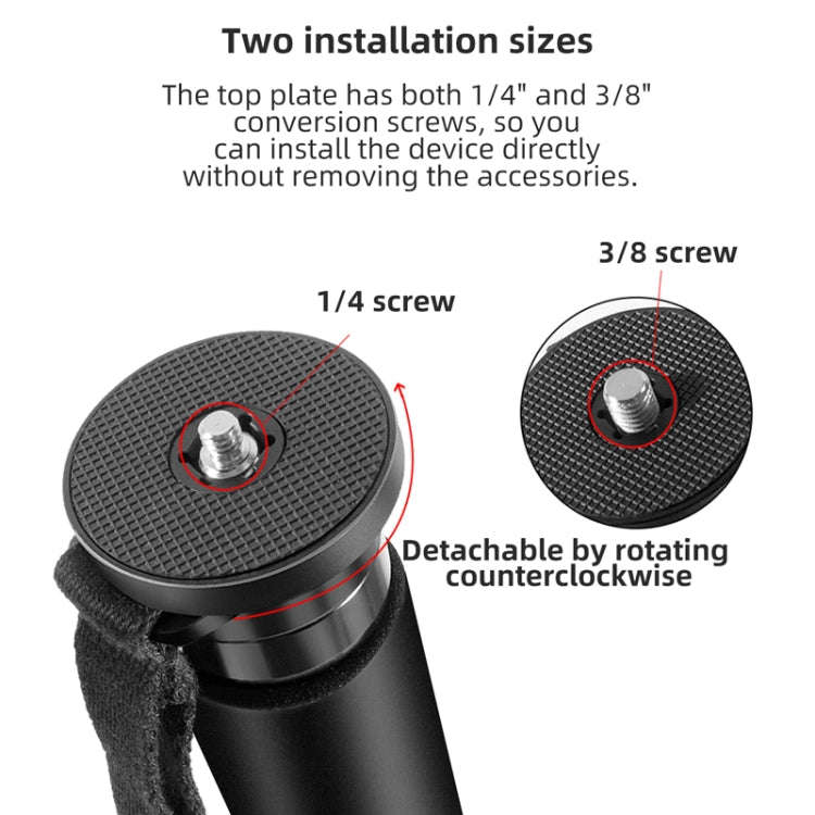 BEXIN P366CF-S Carbon Fiber Monopod Travel Shooting Mobile Phone Live Selfie Bracket Retractable ...