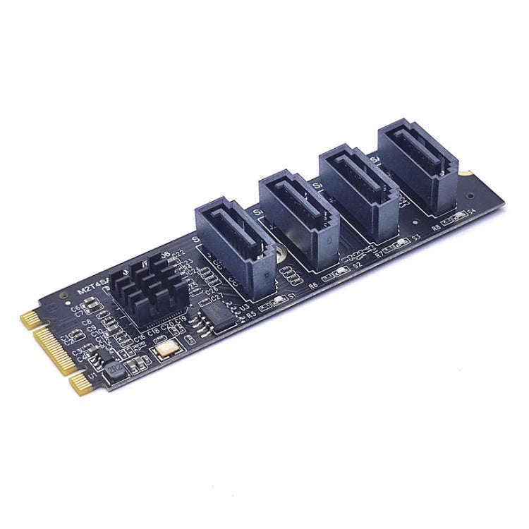 JMB582 M2 KEY-M NVME PCI-E To SATA3.0 Hard Disk Transfer Card(M2T4SAT-A01)