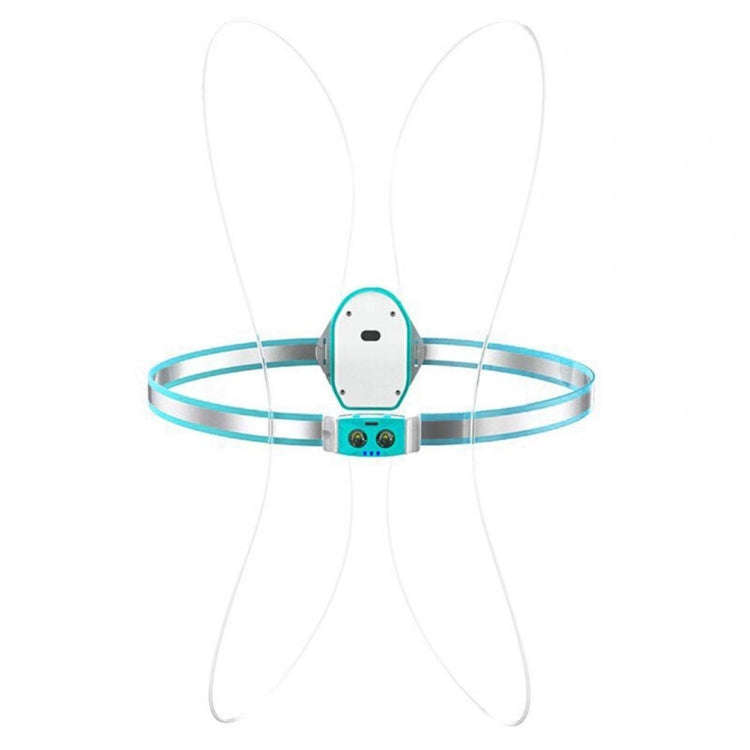 USB Rechargeable Running Light Strap Chest Light(Blue)