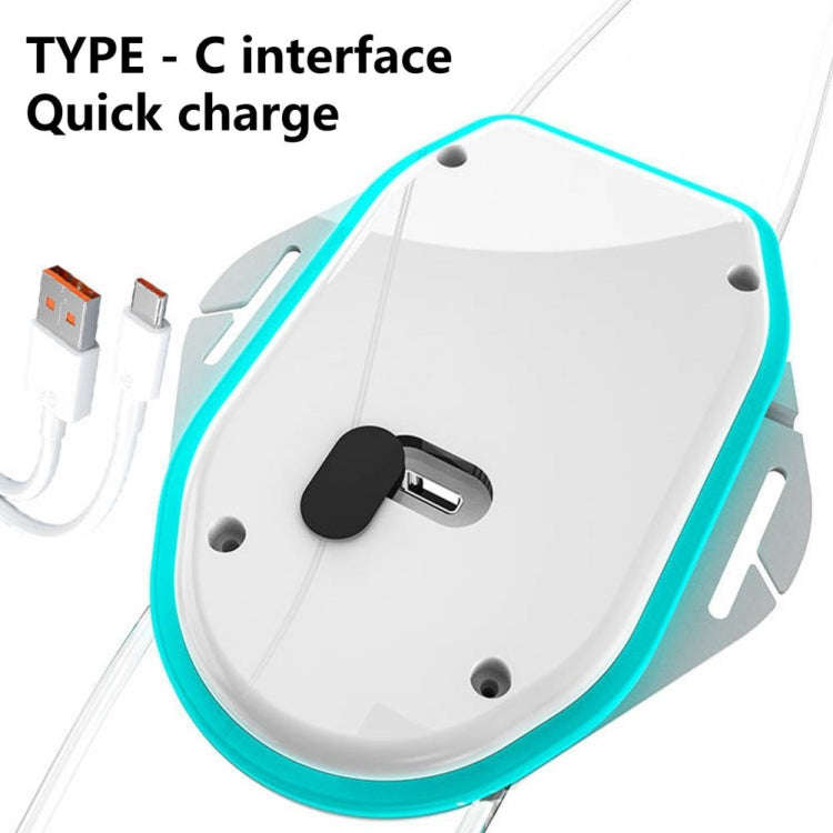USB Rechargeable Running Light Strap Chest Light(Blue)