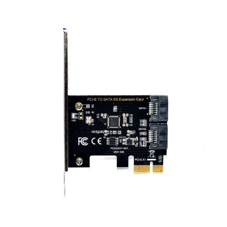 PCE2SAT-A01 PCI-E 1X To SATA3.0 Expansion Card 6 Gbps Transfer Card