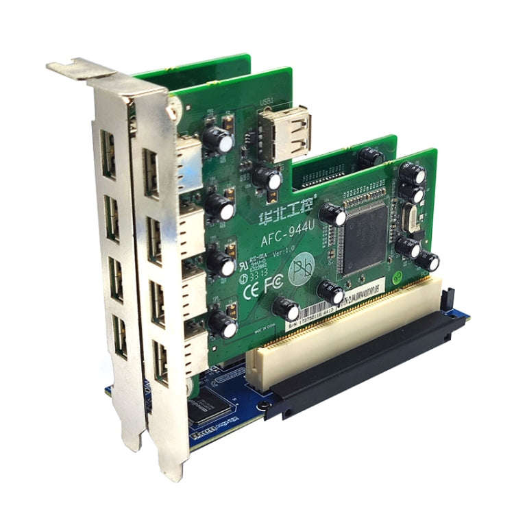 PCI-E 1X To Dual PCI Riser Card Extend Adapter Add Expansion Card For PC Computer