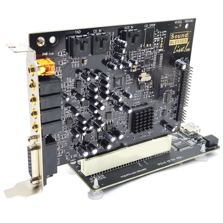 PCI-E 1X To Single PCI With baffle Riser Card Extend Adapter Add Expansion Card For PC Computer