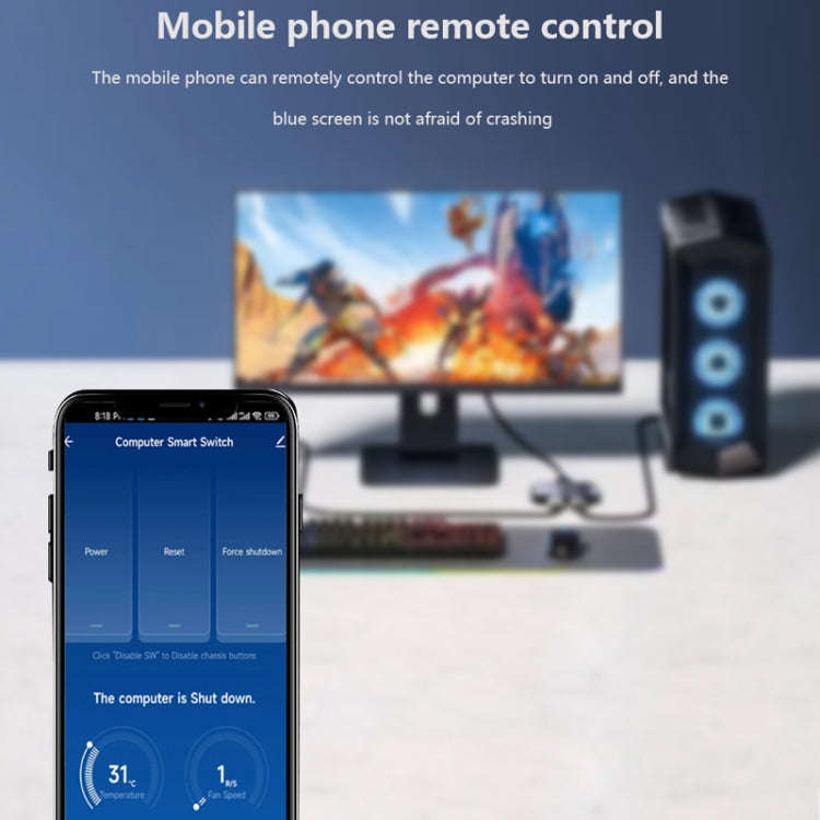 2.4G WIFI Computer Remote Boot Card Remote Control Wireless Switch Module Work With Google Home T...