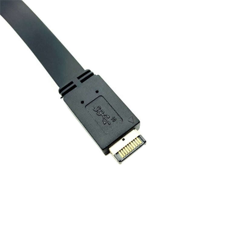 USB 3.1 Type-E To USB-C / Type-C Connector Front Panel Header 0.3m High Profile Bracket