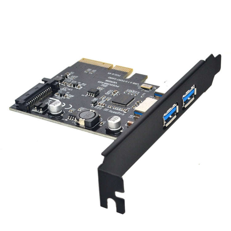 USB3.2 Expansion Card GEN2 Type-A Port ASMedia ASM3142 Transfer 10Gbps(Black)