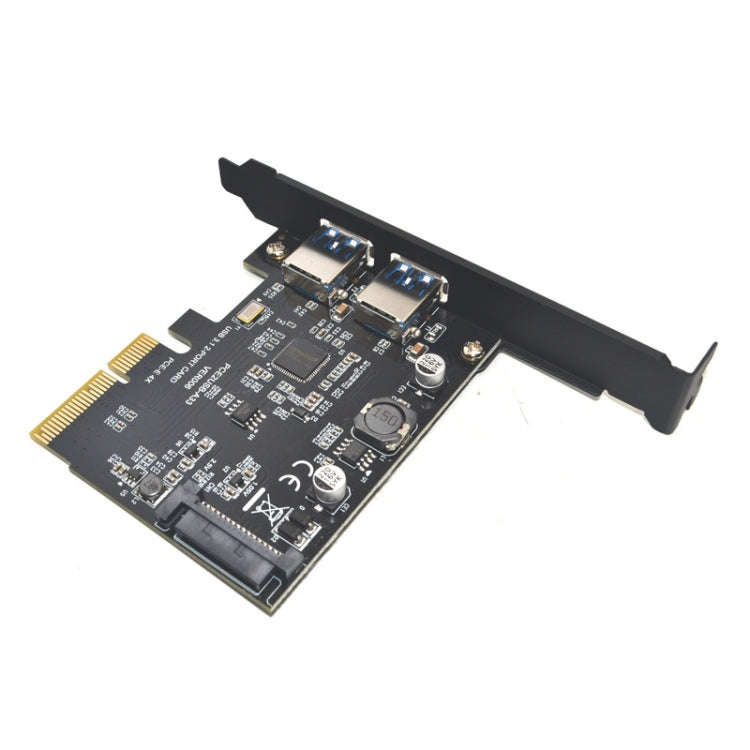 USB3.2 Expansion Card GEN2 Type-A Port ASMedia ASM3142 Transfer 10Gbps(Black)