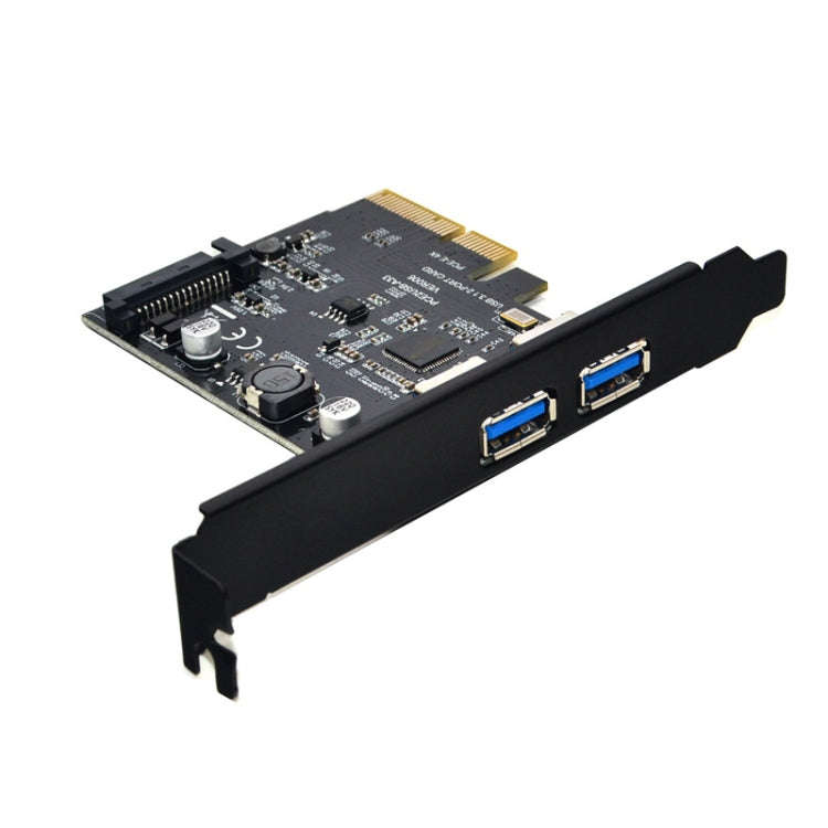 USB3.2 Expansion Card GEN2 Type-A Port ASMedia ASM3142 Transfer 10Gbps(Black)