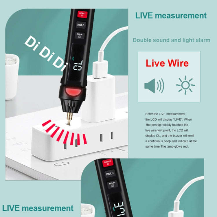 WinAPEX  ET8906  Digital Multimeter Voltage Test Pen Capacitance Meter Diode NVC Tester