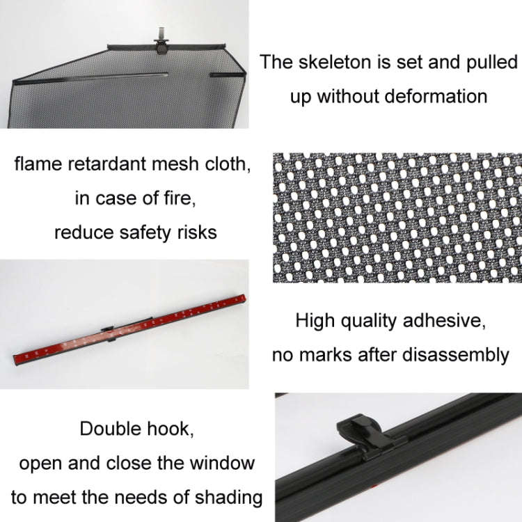 Automobile Automatic Lift Glass Window Sunshade, Specification: Rear Right Window