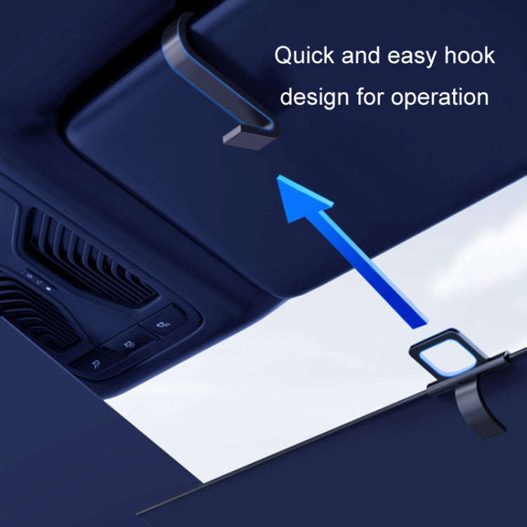 70-135cm+ 4 Mesh Side Curtain Car Front Windshield Retractable Sun Protection Sunshade Curtain