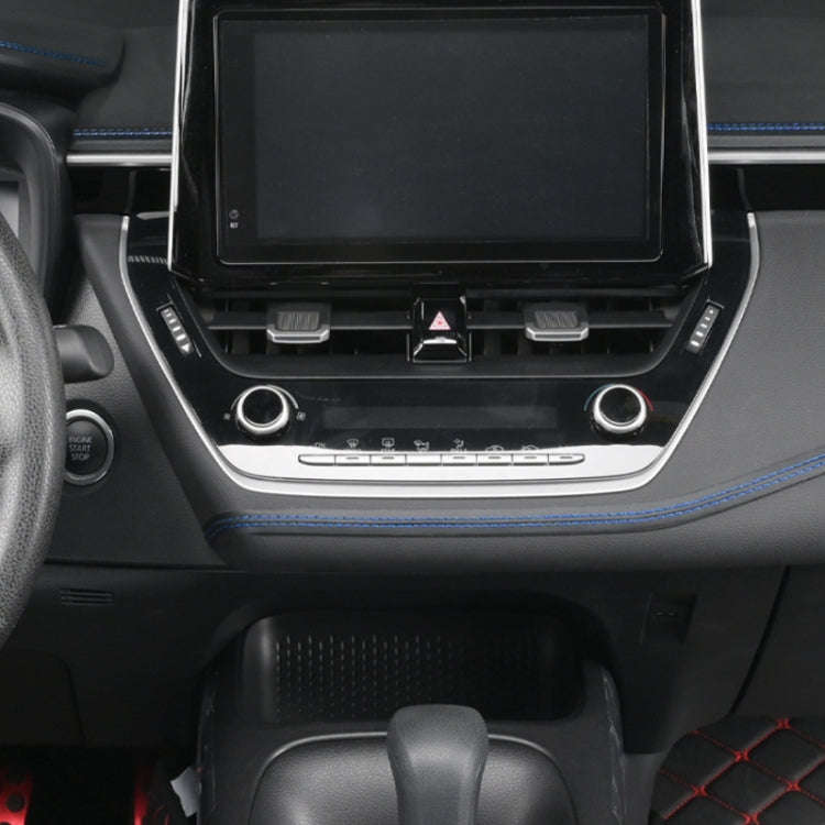 2m Car Center Console Interior Modification Leather Gap Strip(Black Blue)