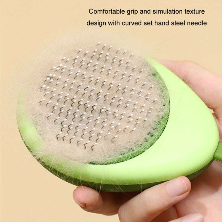 Cat Pet Fleece Needle Comb Cleaning Supplies(Avocado Green)