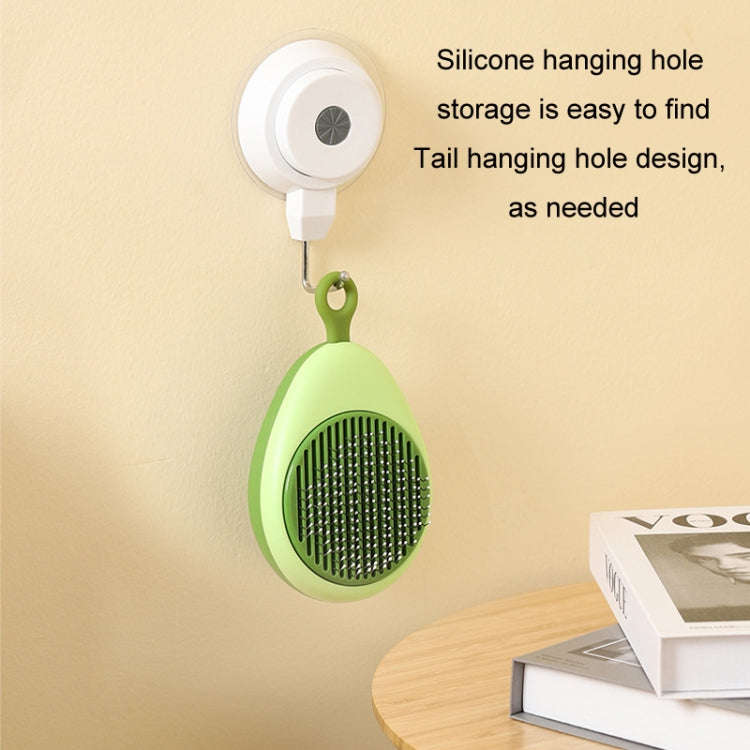 Cat Pet Fleece Needle Comb Cleaning Supplies(Avocado Green)