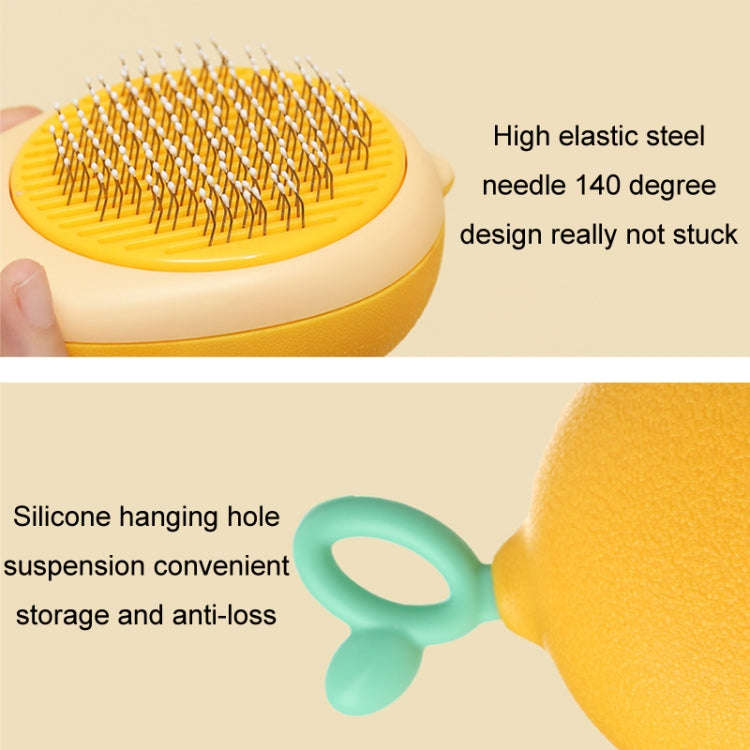 Cat Pet Fleece Needle Comb Cleaning Supplies(Avocado Green)